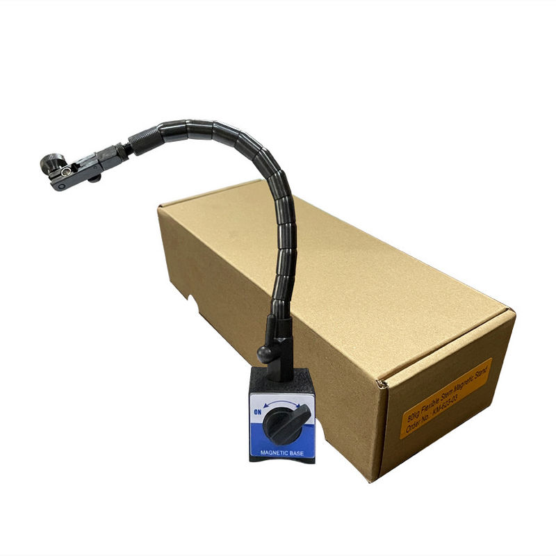 Adjustable Magnetic Base Holder For Test Indicators – Flexible Arm Stand, Alloy Base, M5 Thread