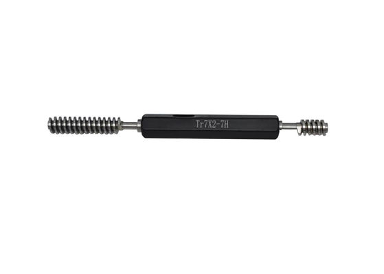 Thread Plug Gauge Tr7x2mm Made from Hardened Tool Steel for Excellent Durability and Wear Resistance