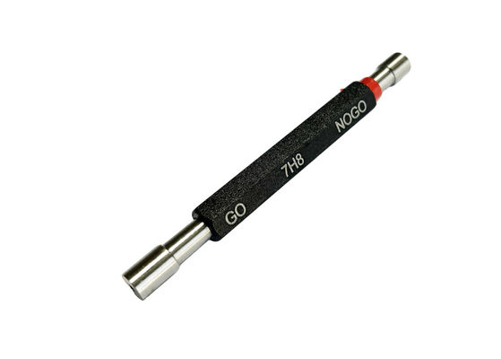 Bearing Steel GO and NO GO 7H8 Plain Plug Gauge with Calibration Certificate