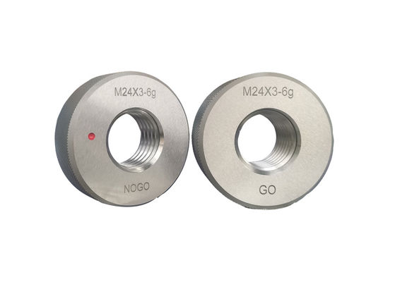 High Precision M24.0 GO NOGO Metric Thread Plug Gauge for Threaded Parts Equipment with Internal First Grade Thread Machining Center
