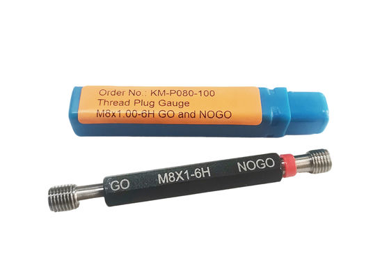 Precision M8.0x1 6H GO NOGO Metric Thread Plug Gauge Essential for Threaded Component Equipment Verification