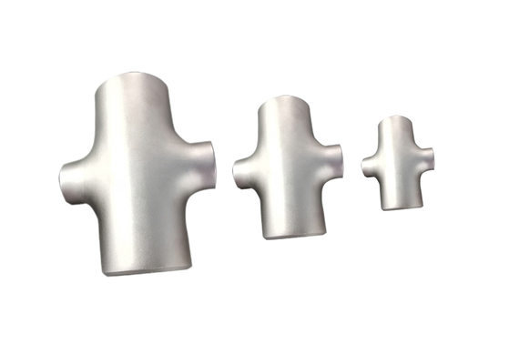 Titanium Reducing Cross ASTM B16.9 DN40*DN25*3mm GR2