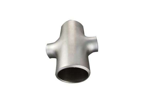 GR2 Titanium Butt Weld Reducing Cross DN40 DN25 Pipe Fitting for Industrial