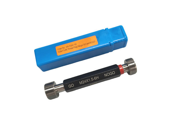 Precision Thread Plug Gauge GO and NOGO Set Hardened Steel Quality Control