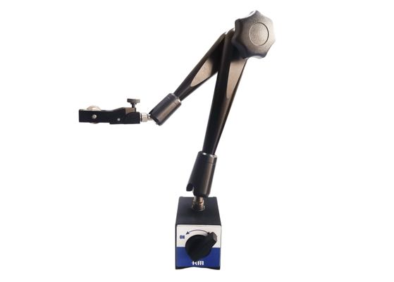 Highly Precision 100kg Magnetic Force Black Forced Locking Pole Type Magnetic Stand