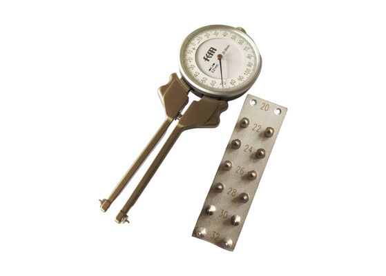 20-35mm Interchangeable Anvils Inside Dial Caliper Gauge for Measuring Holes and Grooves