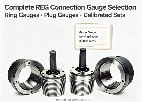 7 5/8 REG Regular Rotary Shoulder Thread Working Ring and Plug Gauge API Spec 7 2 Oilfield Drilling Connection Gauge