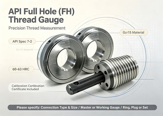 4 1/2 Full Hole Rotary Shouldered Connection Thread Gauges for Inspection Internal & External Threads of Drill Pipe, Drill Collar