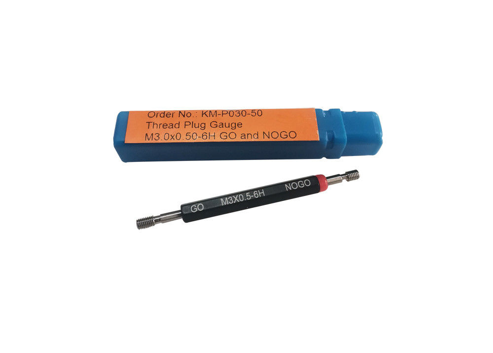 M3.0 Metric Plug Gauge Go and NoGo Type for Machining Threaded Parts Inspection