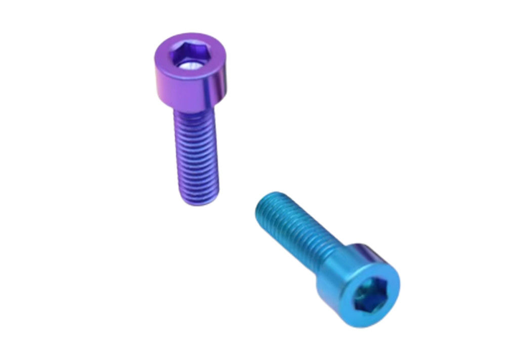 GR1 Titanium Alloy Hex Socket Cap Screw M5 X 20mm DIN 912 Polishing Surface