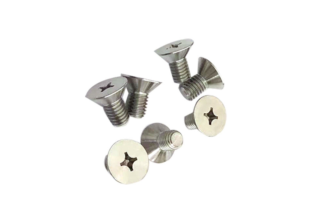 Customized Titanium Countersunk Head Screws for CNC Machine Screwing M1.6-M10