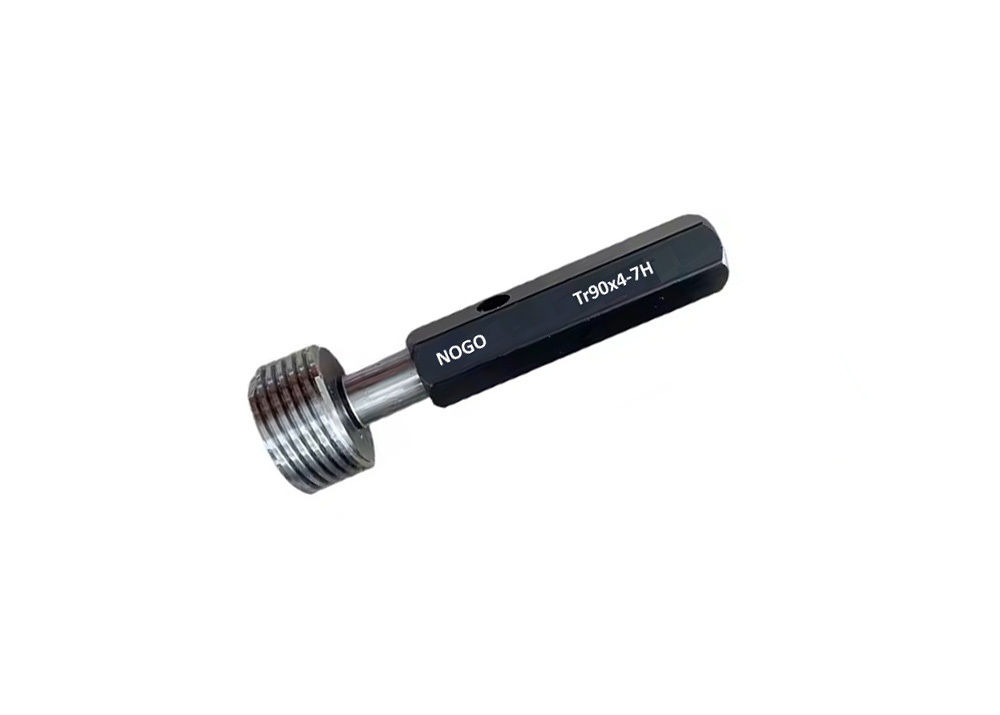 TR90x4mm Trapezoidal No-Go Thread Plug Gauge 7H Designed for Working and Inspection