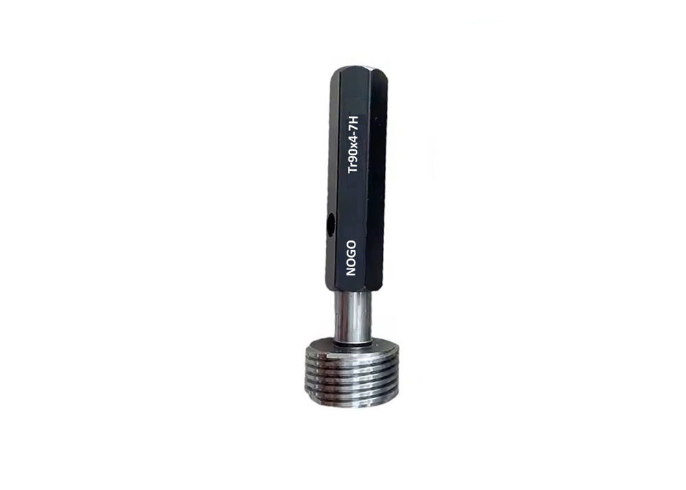 TR90x4mm Trapezoidal No-Go Thread Plug Gauge 7H Designed for Working and Inspection