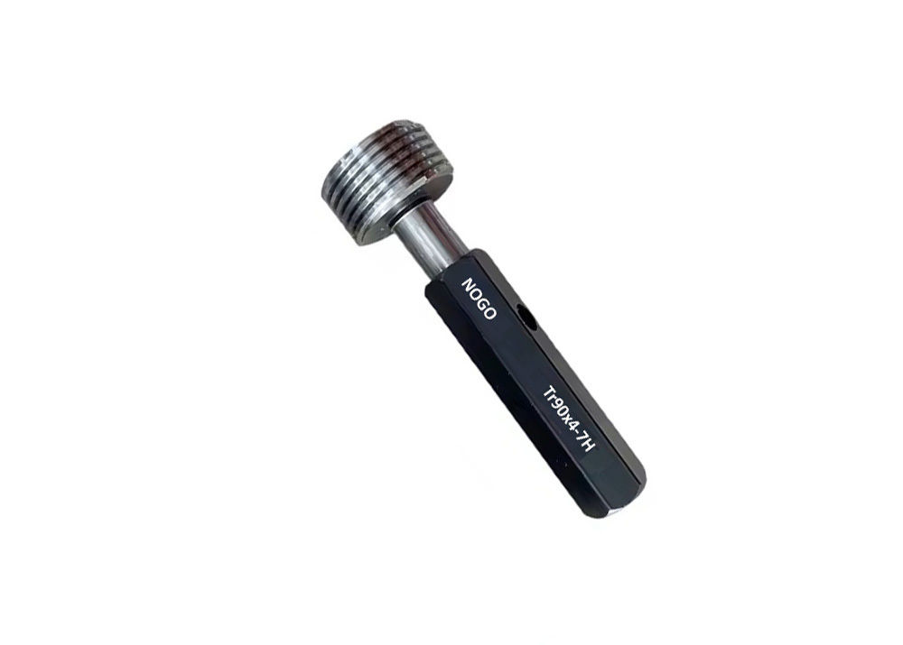TR90x4mm Trapezoidal No-Go Thread Plug Gauge 7H Designed for Working and Inspection