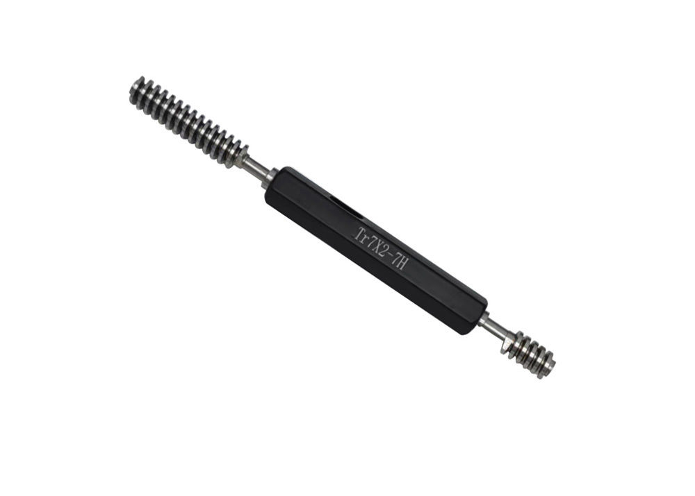 Thread Plug Gauge Tr7x2mm Made from Hardened Tool Steel for Excellent Durability and Wear Resistance