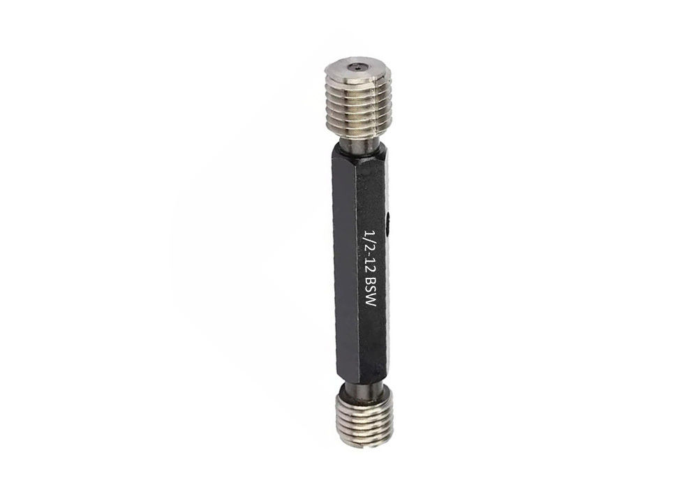 BSW Thread Plug Gauge Made from Hardened Tool Steel for Excellent Durability and Wear Resistance