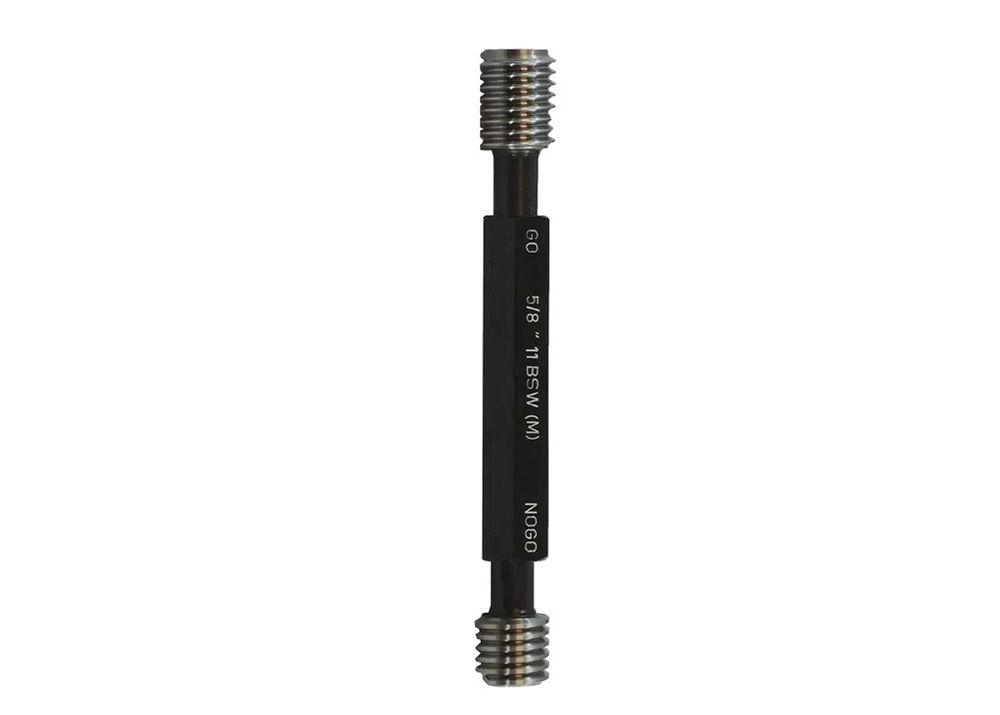 5/8"-11 BSW Go and NoGo Plug Thread Gauge with Calibration Certificate