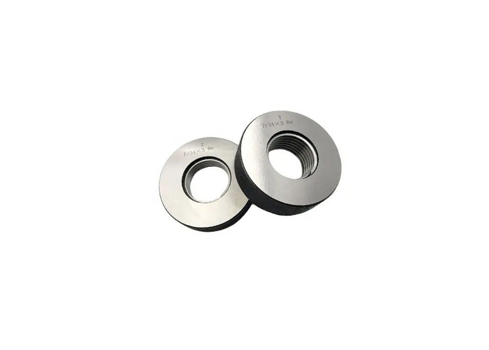Metric TR34x3mm Trapezoidal Go/No-Go Thread Ring Gauge 8e for Excellent Durability and Wear Resistance
