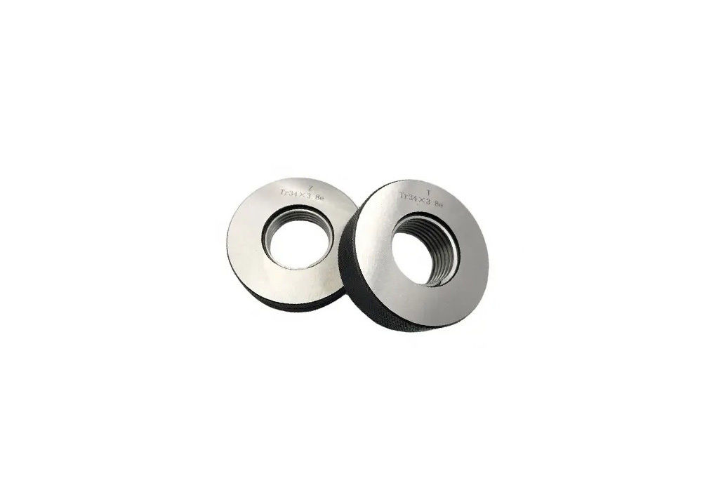Metric TR34x3mm Trapezoidal Go/No-Go Thread Ring Gauge 8e for Excellent Durability and Wear Resistance