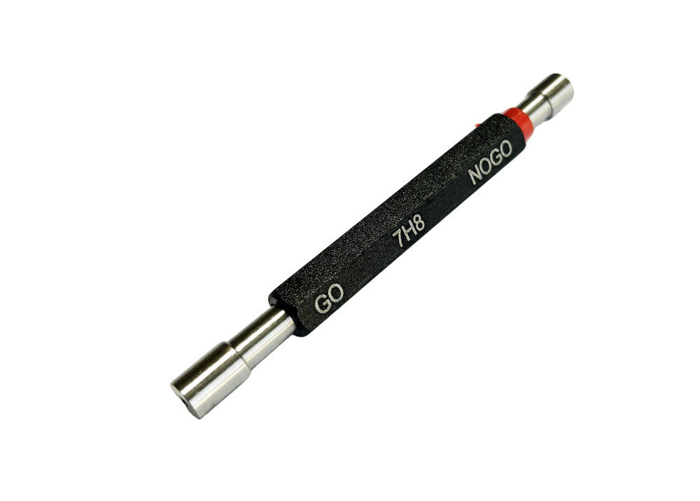 Bearing Steel GO and NO GO 7H8 Plain Plug Gauge with Calibration Certificate