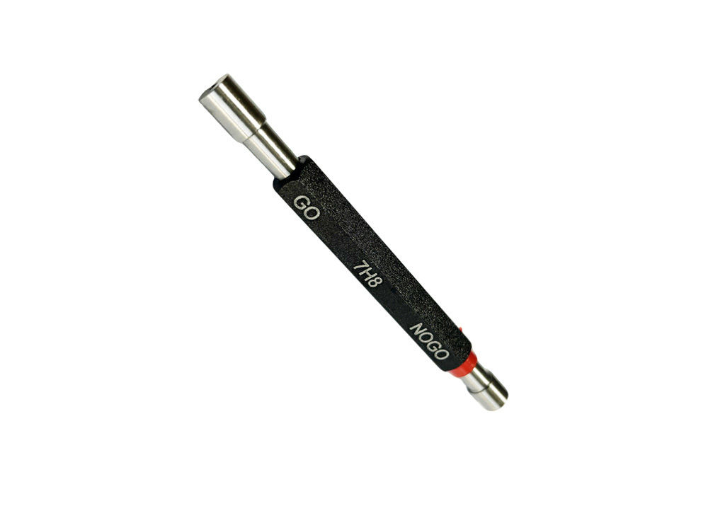 Bearing Steel GO and NO GO 7H8 Plain Plug Gauge with Calibration Certificate
