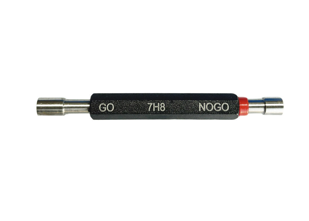 Bearing Steel GO and NO GO 7H8 Plain Plug Gauge with Calibration Certificate