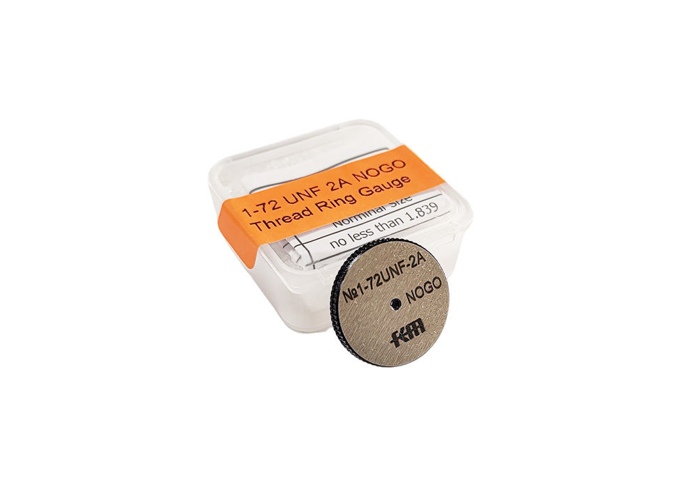 Unified Ring and Plug Thread Gauge Adjustable UNF 2A NOGO Thread Ring Gauge 1-72 for Precision Machinist Needs