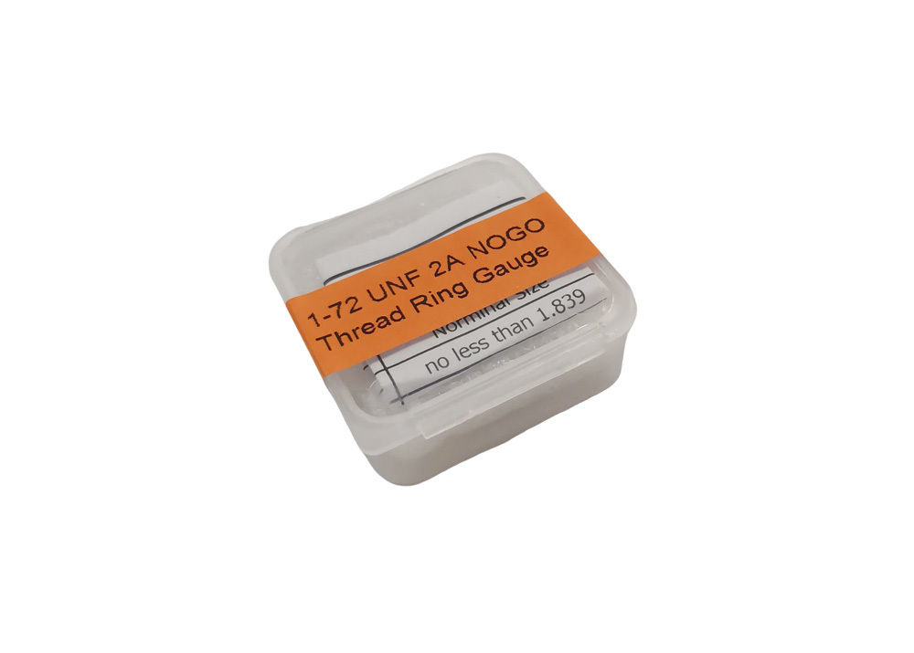 Unified Ring and Plug Thread Gauge Adjustable UNF 2A NOGO Thread Ring Gauge 1-72 for Precision Machinist Needs