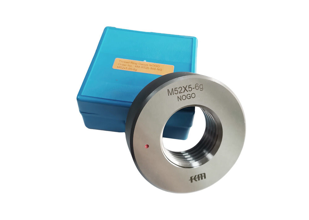 Accurate Thread Measurement Metric Ring and Plug Thread Gauge M52.0 NO GO Thread Machining Center