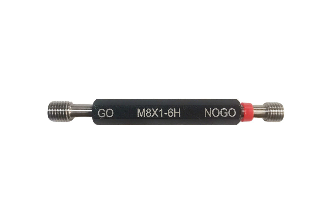 Precision M8.0x1 6H GO NOGO Metric Thread Plug Gauge Essential for Threaded Component Equipment Verification