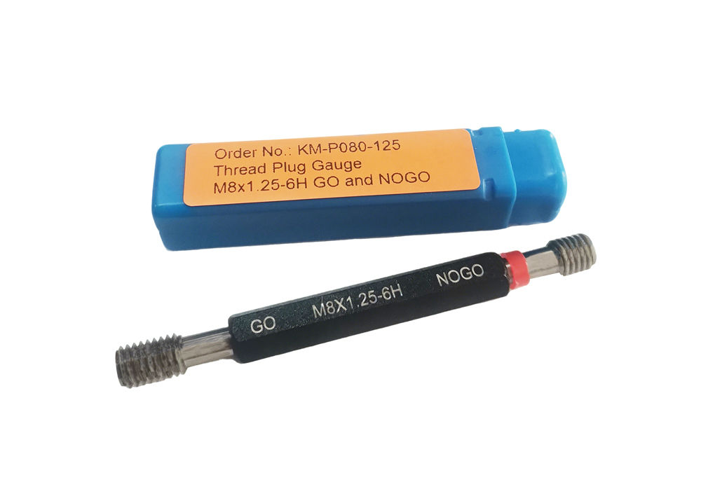 Professional Grade M8.0 Metric Thread Plug Gauge Pitch 1.25 Inspecting Internal Threads on Critical Equipment Parts