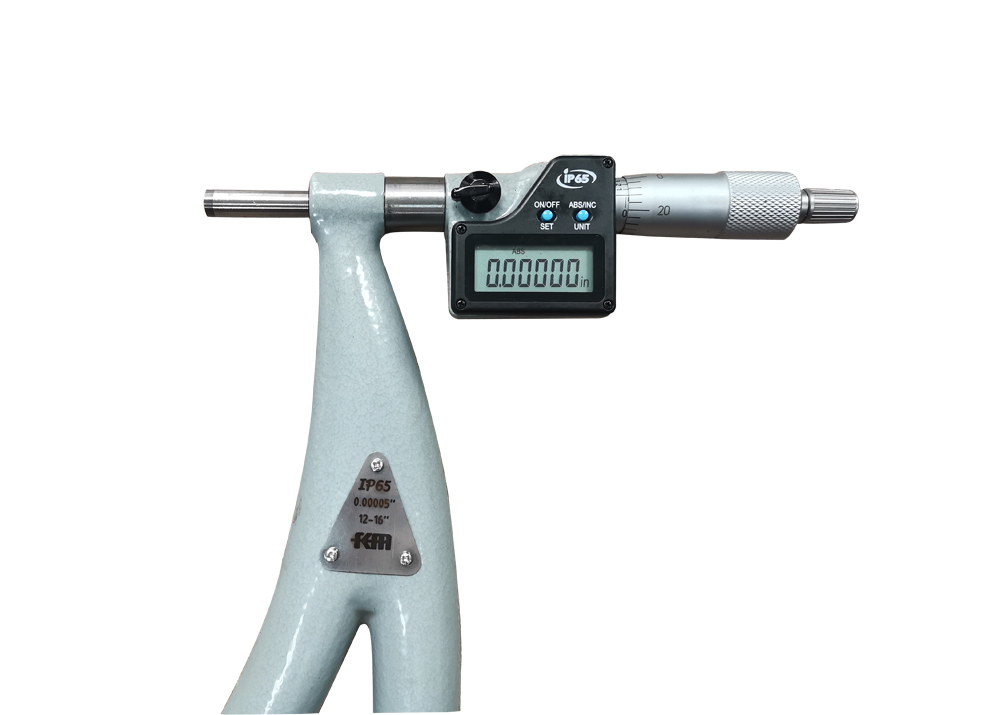 12-16″ Digital Outside Micrometer with Carbide Faces ±0.006mm Accuracy