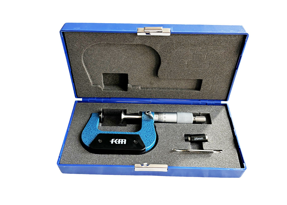 Professional Special Micrometers for Precise Measurement of 25-50mm Disc-Shaped Workpiece with High Resolution of 0.01mm