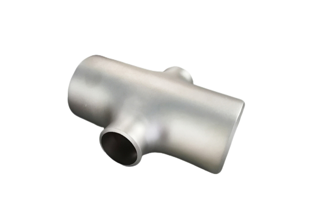 GR2 Titanium Butt Weld Reducing Cross DN40 DN25 Pipe Fitting for Industrial