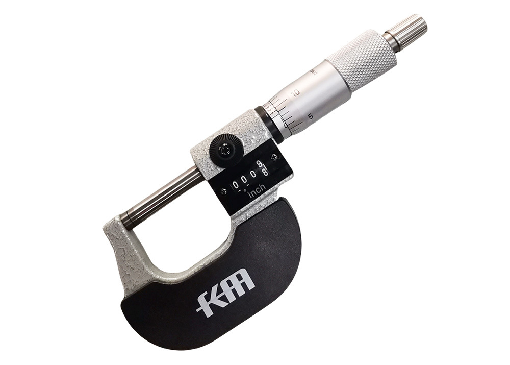 High Precision Mechanical Counter Micrometer 0-1″ Range for Outside Measurement