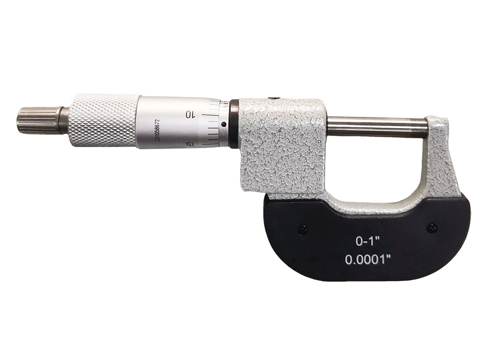 High Precision Mechanical Counter Micrometer 0-1″ Range for Outside Measurement