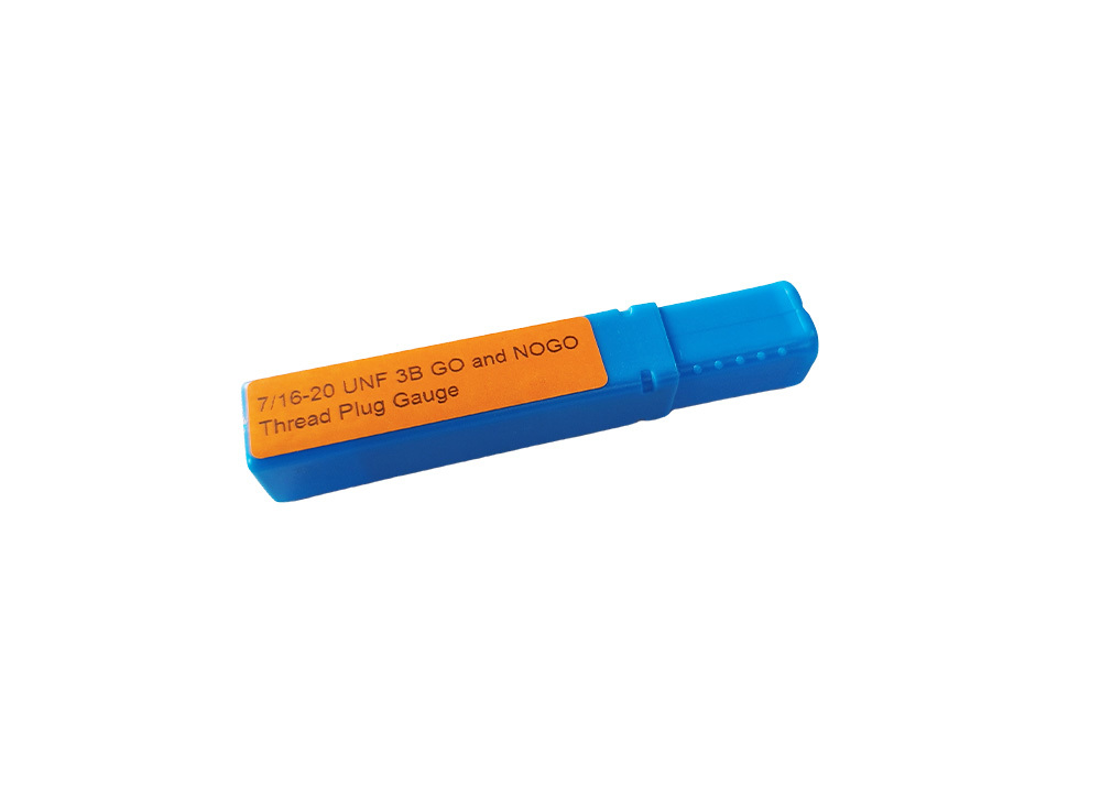Customized Measuring Tools 7/16-20 UNF-3B Thread Plug Gauge for Checking Threaded with Standard Thread Gauges