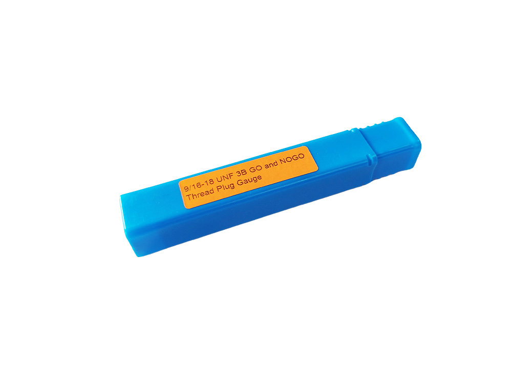 High Precision Inch 9/16-18 UNF-3B Plug Thread Gauge with Go No Go Type For Thread Measurement DIN Standard