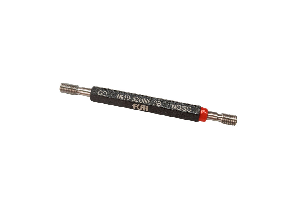 High Precision Inch 10-32 Unified Ring and Plug Thread Gauge with 3B Accuracy for Thread Measurement and DIN Standard