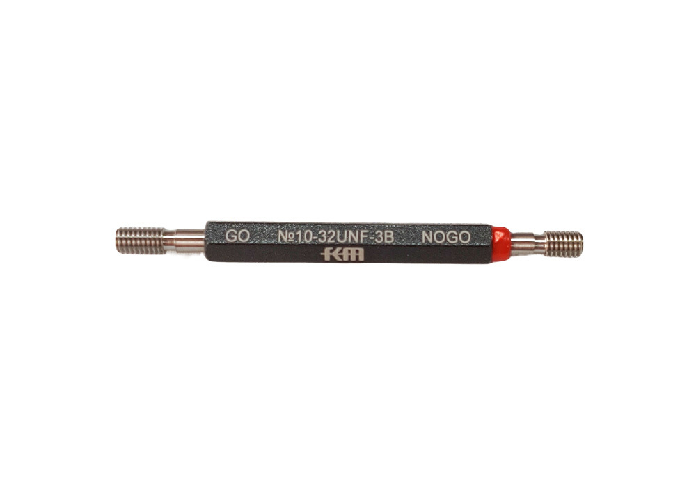 High Precision Inch 10-32 Unified Ring and Plug Thread Gauge with 3B Accuracy for Thread Measurement and DIN Standard