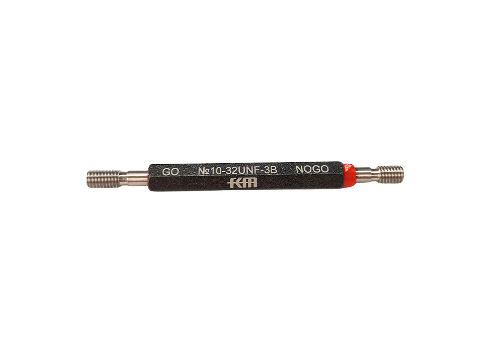 High Precision Inch 10-32 Unified Ring and Plug Thread Gauge with 3B Accuracy for Thread Measurement and DIN Standard
