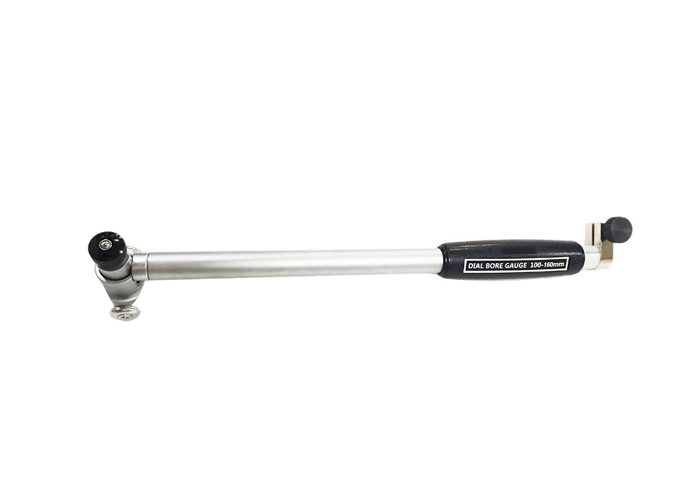 Customized Metric 100-160mm Dial Bore Gauge with Extensions Hole Diameter Measuring Device Used Wood Case Package