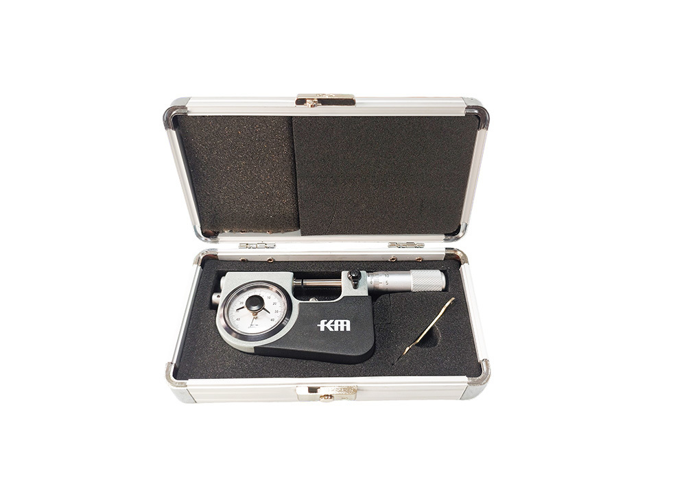 Widely Used 0-25mm Snap Micrometer with Indicator for 0.003mm Precision Measurement