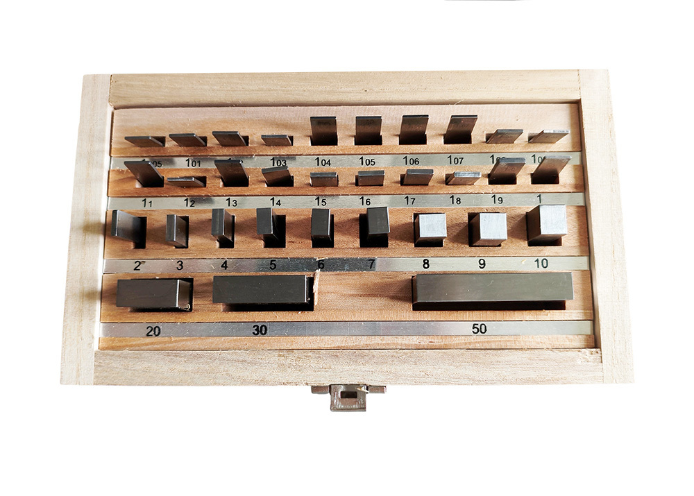 Rectangular Gauge Block Set 32Pcs Grade 0 for Laboratory Inspection and Calibration