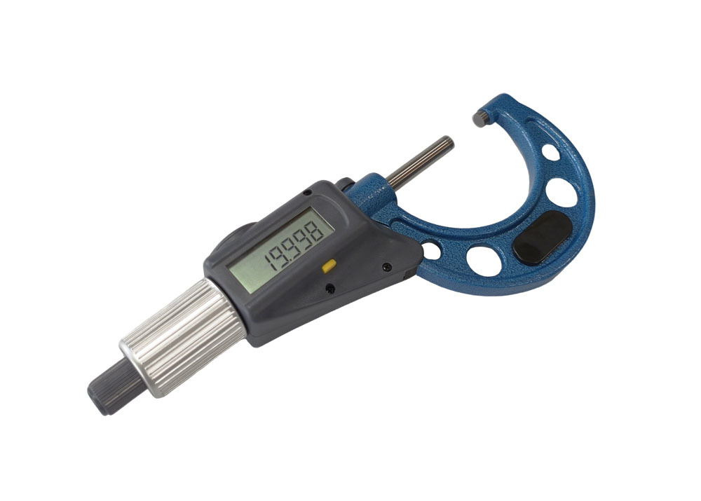 20-50mm Digital Outside Micrometer with Double Display for Left or Right Had Using