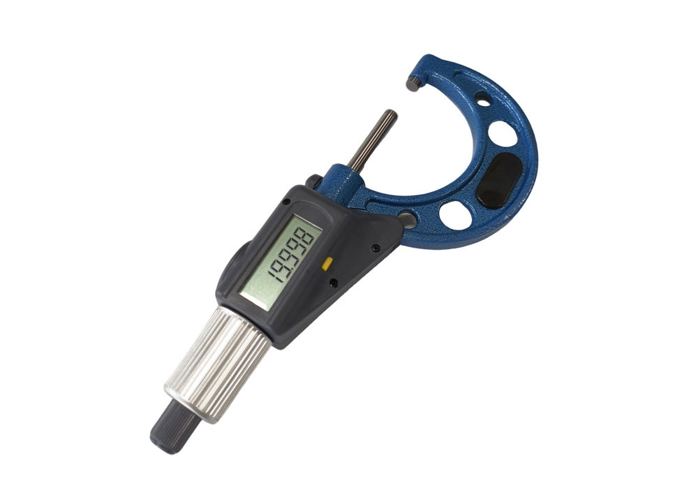 20-50mm Digital Outside Micrometer with Double Display for Left or Right Had Using