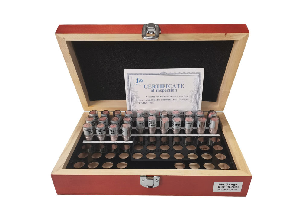 Precision Steel Pin Gauge Set for Inspection Hole Diameter and Groove Width
