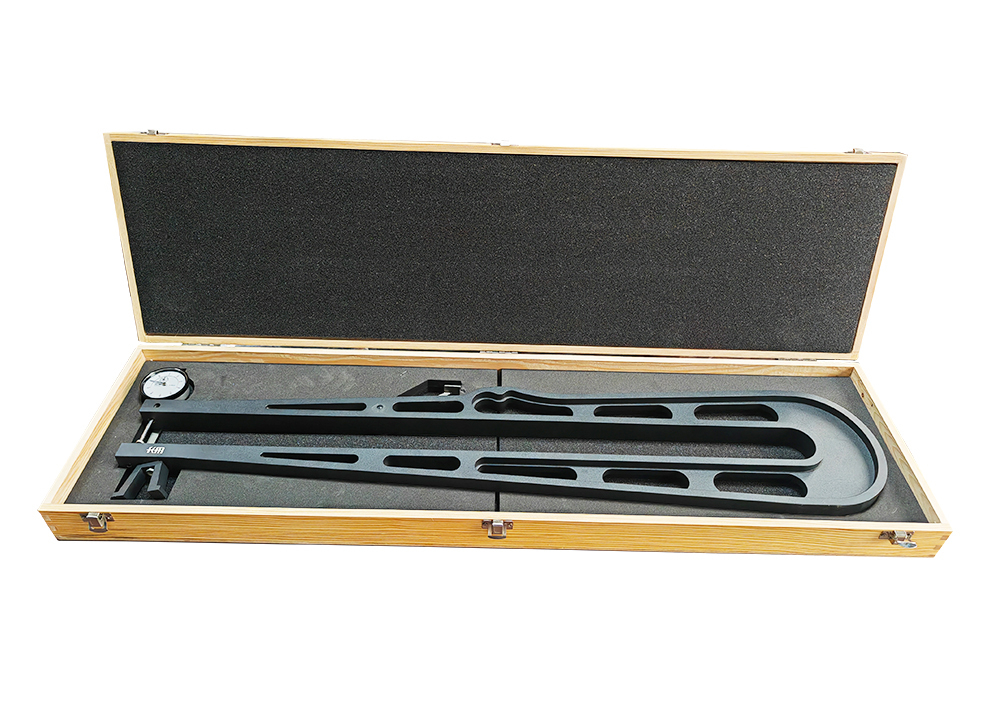0-30mm Large Depth Dial Thickness Gauge High Precision Mechanical Thickness Gauge with 800mm Measuring Depth