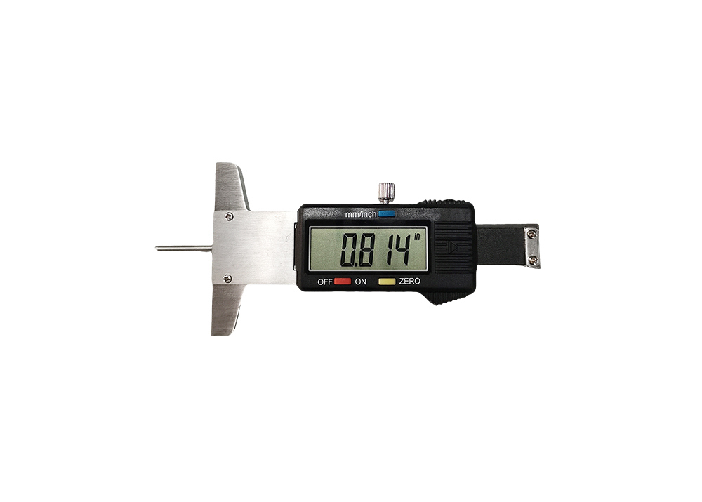Digital Depth Gauge 0-30mm Thin Rod Design for Narrow Groove Measurement