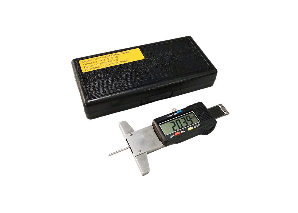 Digital Depth Gauge 0-30mm Thin Rod Design for Narrow Groove Measurement